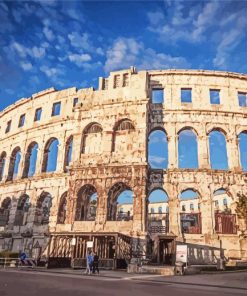 Pula Arena Lovrijenac paint by number