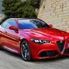 Red Alfa Romeo Car Paint By Numbers