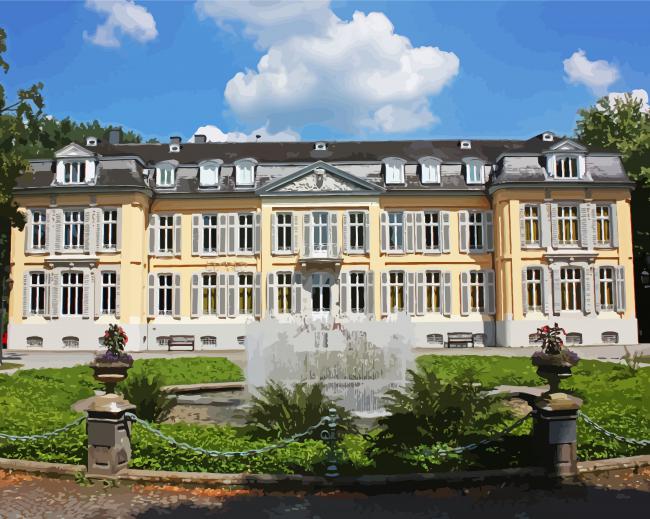 Morsbroich Castl paint by number