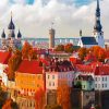 Historical Tallinn Estonia Paint By Numbers