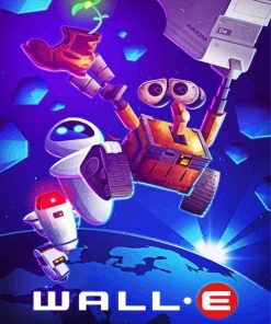 Walle E Film Poster Paint By Numbers