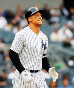 Aaron Judge Player From Yankees Team - Paint By Numbers