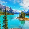 Beautiful Jasper National Park Of Canada paint by number