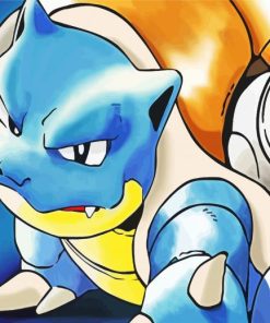 Blastoise Art paint by number