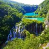 Plitvice Lakes National Park Croatia paint by number