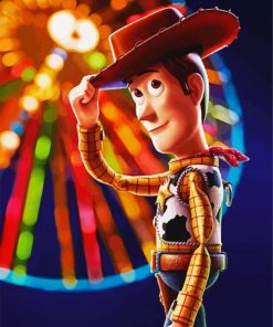 Toy Story Sheriff Woody paint by number