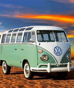 Volkswagen Campervan paint by number