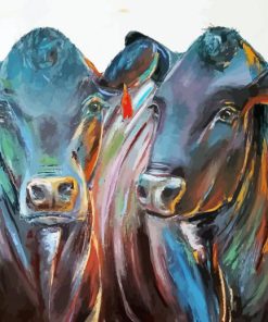 Aberdeen Angus Cows paint by number