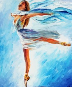 Abstract Dancer paint by number