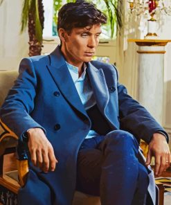 Actor Cillian Murphy paint by numbers