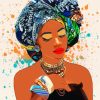 African Triban Woman paint by numbers
