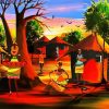 Afrocan Camp paint by numbers