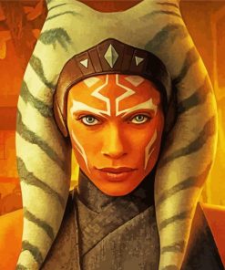 Ahsoka Movie paint by numbers