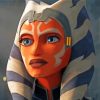 Ahsoka Character Of Star Wars paint by numbers