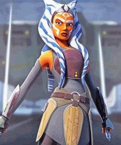 Ahsoka Character paint by numbers