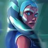 Ahsoka Tano paint by numbers