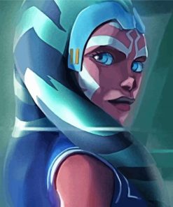 Ahsoka Tano paint by numbers