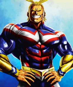 All Might Superhero paint by numbers