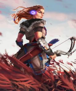 Aloy Horizon Zero Dawn Game paint by number