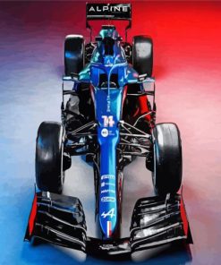 Alpine Formula One paint by number