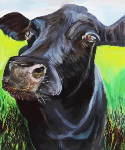 Angus Cattle paint by number