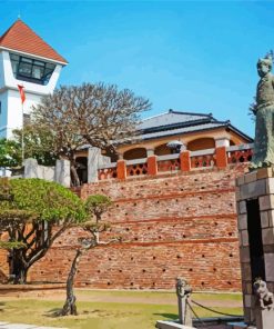 Anping Old Fort Tainan paint by numbers
