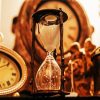 Antique Golden Hourglass paint by numbers