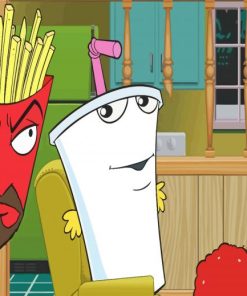 Aqua Teen Hunger Force Anime Character paint by numbers