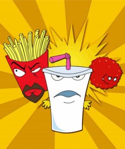 Aqua Teen Hunger Force paint by numbers