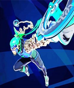 Arms Ninjara Game CABracter paint by number