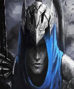 Artorias Dark Souls CABracter paint by number