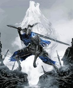 Artorias Video Game CABracter paint by number