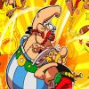 Asterix And Obelix Cartoon paint by numbers