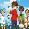 Bakugan Battle Brawlers Anime paint by number