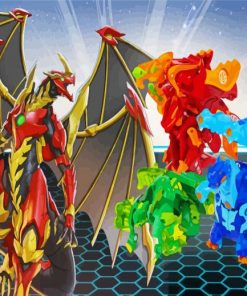 Bakugan Battle Brawlers paint by number