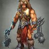 Barbarian paint by number