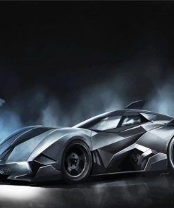 Batmobile Batman Car paint by number