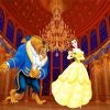 Beauty And The Beast Ballroom paint by number