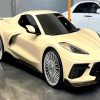 Beige Jordan Clarkson Corvette paint by number