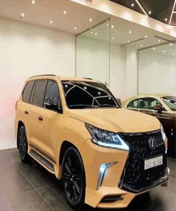 Beige Lexus Lx 570 Car paint by number