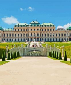 Belvedere Palace paint by number