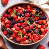Berry Fruits Salade paint by number