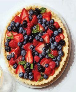 Berry Tart paint by number