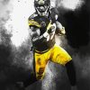 Black And White JuJu Smith Schuster paint by number