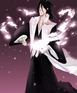 Bleach Byakuya Kuchiki paint by number