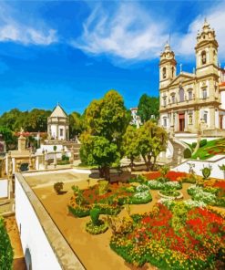 Bom Jesus Do Monte Braga paint by numbers