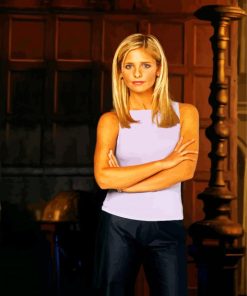 Buffy The Vampire Slayer paint by number