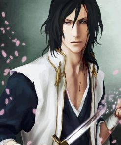 Byakuya Kuchiki paint by number