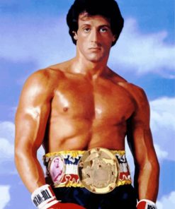 CABmpion Rocky Balboa paint by number