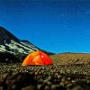 Camping In The Andes Mountains At Night paint by numbers